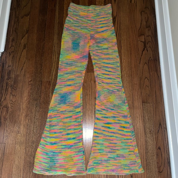 Urban Outfitters multicolor flare pants - Picture 3 of 4